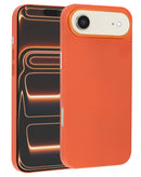 Protege tu iPhone Air con la funda de silicona líquida Magsafe en color naranja en Quetzaltenango.