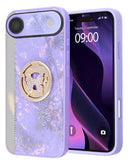 Funda de lujo con diamantes brillantes y anillo mariposa para iPhone 17 Pro en Quetzaltenango.
