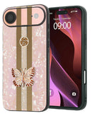 Encuentra la funda de lujo con diamantes y diseño de mariposa para iPhone 17 Pro en Xela Quetzaltenango.