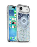 Compra la tapa trasera de liquid quicksand con glitter de flores étnicas para iPhone Air en Xela Quetzaltenango.