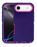 Protege tu iPhone con estilo en Quetzaltenango con esta funda resistente en colores morado y rosa.
