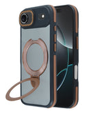 Funda transparente opaca con carga inalámbrica y soporte para iPhone 17 Air en Quetzaltenango.