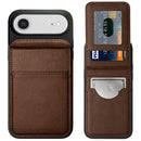 Funda cartera de cuero con soporte iPhone Air BROWN