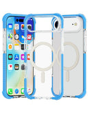 Encuentra la Funda TPU Mesh Sport con carga inalámbrica para iPhone 17A en color azul en Xela Quetzaltenango.