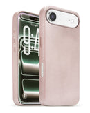 Funda de cuero con cargador inalambrico iPhone Air (SAND PINK)