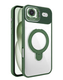 Funda transparente magnética con 2 soportes y lente de cámara para iPhone Air en Xela Quetzaltenango.