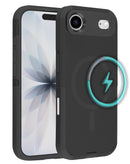 Case de doble capa con carga inalambrica iPhone Air Negro