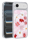Encuentra fundas Magsafe de doble capa con diseño floral en color rosa claro para iPhone Air en Xela Quetzaltenango.
