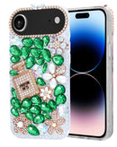 Funda silicone hard case Crystal Flower Perfume iPhone Air (GREEN)