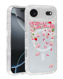 Protege tu iPhone Air Style 6 con esta tapa trasera transparente con diseño de flores y cargador inalámbrico en Xela.