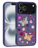 Compra la funda Butterfly Glitter Rhinestone DARK PURPLE para iPhone 17 Pro en Xela Quetzaltenango.