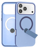 Funda shockproof rugger magnetica con soporte iPhone 17 Pro (Azul)