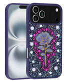 Protege tu iPhone 17 Pro con estilo con la Funda Diamond Rose color DARK PURPLE en Xela Quetzaltenango.