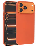 Funda de Silicona líquida Magsafe para iPhone 17 Pro en color Naranja en Xela Quetzaltenango.