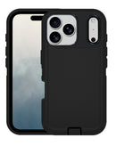 Encuentra la mejor funda heavy duty en color negro para tu iPhone 17 Pro en Quetzaltenango.