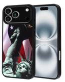 Tapa trasera de aluminio impresa con diseño de la Estatua de la Libertad para iPhone 17 Pro en Xela Quetzaltenango.