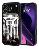 Encuentra tu case impreso de placa de aluminio A.R.M.Y para iPhone 17 Pro en Xela Quetzaltenango.
