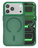 Case magnetico de carga inalambrica con IC preinstalado iPhone 17 Pro (DARK GREEN)