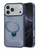 Protege tu iPhone 17 Pro con estilo y carga inalámbrica con esta funda azul con anillo giratorio incorporado en Quetzaltenango.