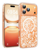 Encuentra el mejor estuche magnético transparente glitter blanco para tu iPhone 17 Pro en Quetzaltenango.