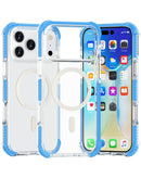 Protege tu iPhone 17 Pro con estilo y comodidad con la funda TPU Mesh Sport con carga inalámbrica en color azul en Xela Quetzaltenango.