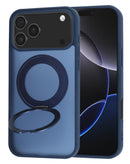 Case magnetico con soporte 360 iPhone 17 Pro Navy