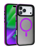 Encuentra la funda magnética bicolor mate PURPLE para iPhone 17 Pro en Quetzaltenango.