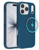 Tapa trasera con carga wireless Dual Layer iPhone 17 Pro BLUE