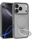 Protege tu iPhone 17 Pro con este case a prueba de golpes con soporte magnético en color gris en Xela Quetzaltenango.