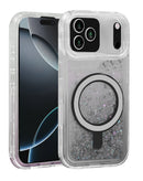 Funda protectora con carga inalámbrica glitter líquido para iPhone 17 Pro en Xela Quetzaltenango.