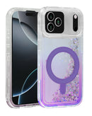Case protector de carga inalámbrica con glitter líquido para iPhone 17 Pro en Xela Quetzaltenango.