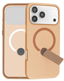 Funda magnetica antichoque Rugger con soporte iPhone 17 Pro Max (BROWN)