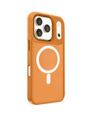 Consigue tu case de carga inalámbrico magnético para iPhone 17 Pro Max en color naranja en Xela Quetzaltenango.