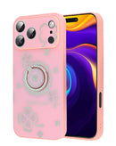 Encuentra la funda de lujo diamante brillante con anillo para iPhone 17 Pro Max en color PINK en Xela Quetzaltenango.