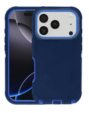 Protege tu iPhone 17 Pro Max con esta funda heavy duty color azul navy en Xela Quetzaltenango.