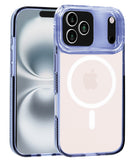 Funda transparente magnética para iPhone 17 Pro Max, mostrando el diseño original del teléfono y compatible con carga MagSafe.