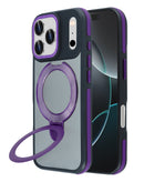 Protege y carga tu iPhone 17 Pro Max con esta funda transparente mate con carga inalámbrica y soporte en Xela Quetzaltenango.