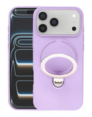 Funda Pastel Shield de fibra de carbono con soporte magnetico iPhone 17 Pro Max (LILAC)