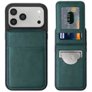 Funda de cuero con cartera y soporte iPhone 17 Pro Max GREEN