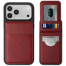 Funda cartera de cuero con soporte iPhone 17 Pro Max