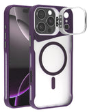 Encuentra la funda de soporte para cámara mate transparente con carga inalámbrica para iPhone 17 Pro Max en Xela Quetzaltenango.