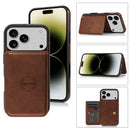 Protege tu iPhone 17 Pro Max con estilo con nuestra Funda de cuero Pocket Wallet en color café en Quetzaltenango.
