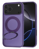 Funda magnetica con anillo y soporte 360 Purple iPhone 17 Pro Max