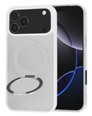 Case 360 con soporte de anillo magnetico iPhone 17 Pro Max - Blanco