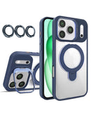 Protege tu iPhone 17 Pro Max con esta funda transparente magnética con 2 soportes y lente de cámara en Xela Quetzaltenango.