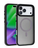 Case bicolor mate magnético de translucencia GRIS para iPhone 17 Pro Max en Xela, el mejor accesorio para proteger tu dispositivo.