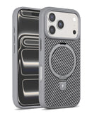 Protector de fibra de carbono con soporte magnético para iPhone 17 Pro Max en Quetzaltenango.