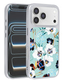 Protege tu iPhone 17 Pro Max con estilo con esta funda Magsafe de dos capas con diseño floral en Xela Quetzaltenango.