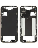 Marco medio dorado claro para iPhone Air (versión US) con piezas pequeñas, ideal para reparación.