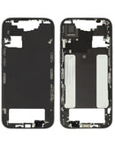 Marco intermedio blanco iCloud con piezas pequeñas para iPhone Air, ideal para reparación de Apple.